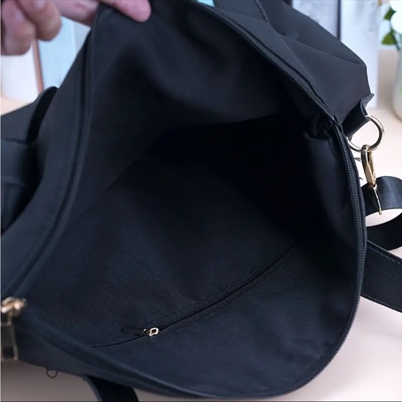 Hello Kitty Duffle Bag Black on Black, Hello Kitty Bag, Hello Kitty Travel Bag - Picture 8 of 15